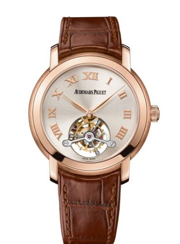 Jules Audemars Tourbillon Pink Gold / Silver d'Occasion