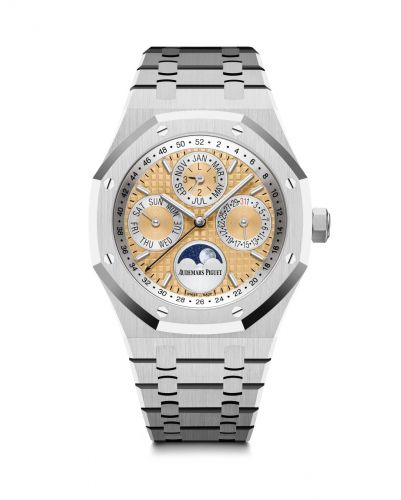 Royal Oak Perpetual Calendar 41 Platinum / Salmon