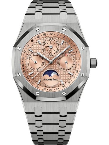 Royal Oak Perpetual Calendar 41 Titanium / Salmon