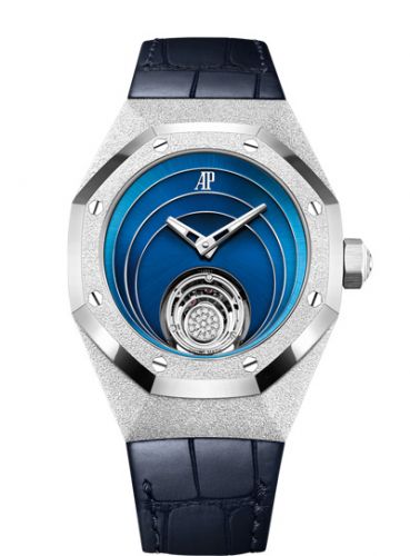 Audemars Piguet Royal Oak Concept Frosted Gold Flying Tourbillon White Gold / Blue d'Occasion