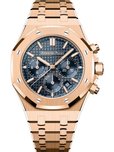 Royal Oak Chronograph 38 Pink Gold / Black d'Occasion