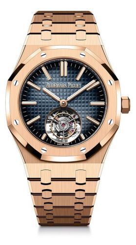 Royal Oak Self-Winding Flying Tourbillon Pink Gold / Blue