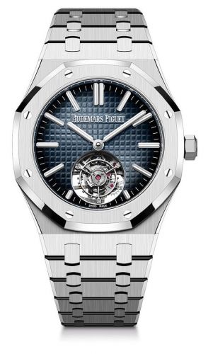 Royal Oak Self-Winding Flying Tourbillon Stainless Steel / Blue
