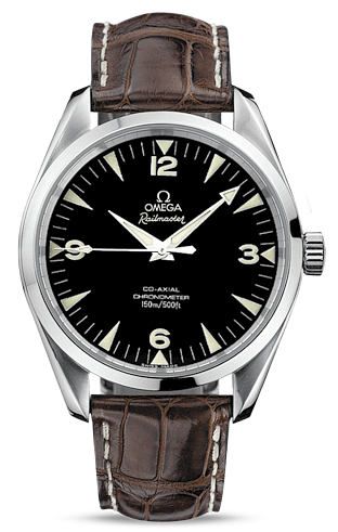 Seamaster Aqua Terra 150M Co-Axial 42.2 Railmaster / Brown Alligator