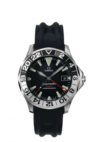 Seamaster Diver 300M Automatic 41 GMT Stainless Steel / Black / Rubber