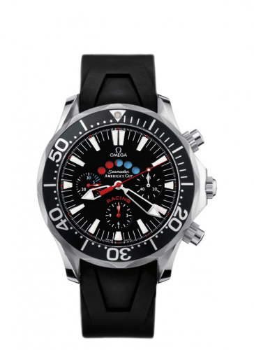 Seamaster Diver 300M Automatic 44 Racing Chronometer Stainless Steel / Black / Rubber / America's Cup