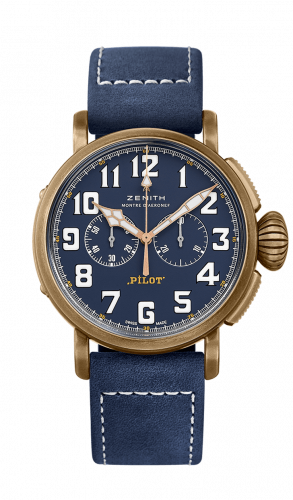 Pilot Type 20 Extra Special Chronograph Bronze / Blue