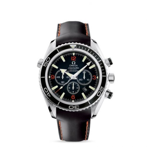 Seamaster Planet Ocean 600M Co-Axia 45.5 Chronograph Stainless Steel / Orange Numerals / Rubber