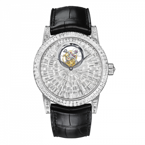 Léman Tourbillon White Gold / Serti Baguette