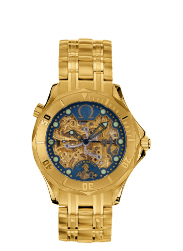 Seamaster Diver 300M Automatic 41 Yellow Gold / Skeleton / Bracelet / 50th Anniversary