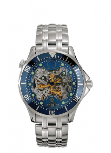 Seamaster Diver 300M Automatic 41 White Gold / Skeleton / Bracelet / 50th Anniversary