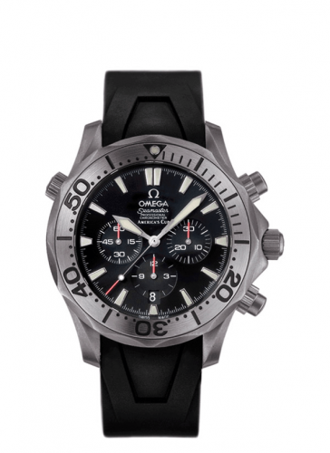 Seamaster Diver 300M Automatic 41.5 Chronograph Titanium / Black / Bracelet / America’s Cup 