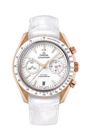Speedmaster Moonwatch Co-Axial Orange Gold / White