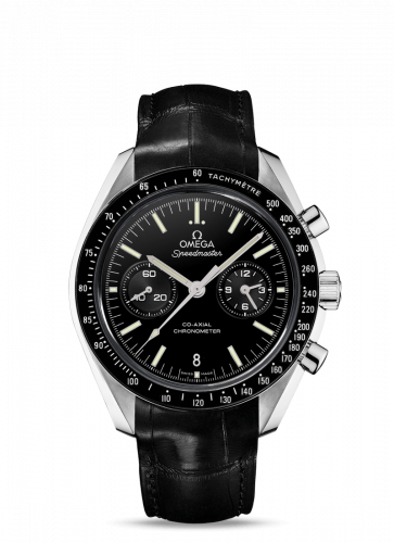 Speedmaster Moonwatch Co-Axial Chronograph Platinum / Black