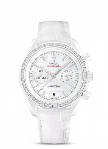 Speedmaster Moonwatch Co-Axial White Side of the Moon Diamond