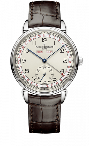 Historiques Triple Calendrier 1942 Stainless Steel / Silver /  Burgundy