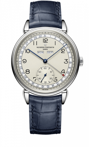 Historiques Triple Calendrier 1942 Stainless Steel / Silver /  Blue
