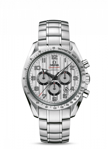 Speedmaster Broad Arrow 44.25 Stainless Steel / Silver Stripes / Bracelet