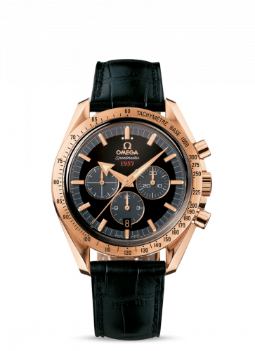 Speedmaster Broad Arrow 1957 Red Gold / Black