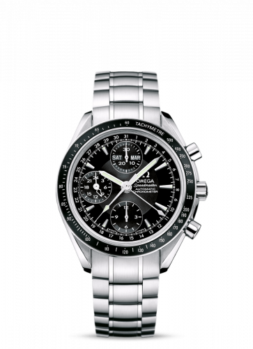 Speedmaster Day-Date 40 Stainless Steel / Black / Bracelet