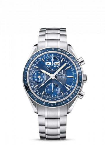 Speedmaster Day-Date 40 Stainless Steel / Blue / Bracelet