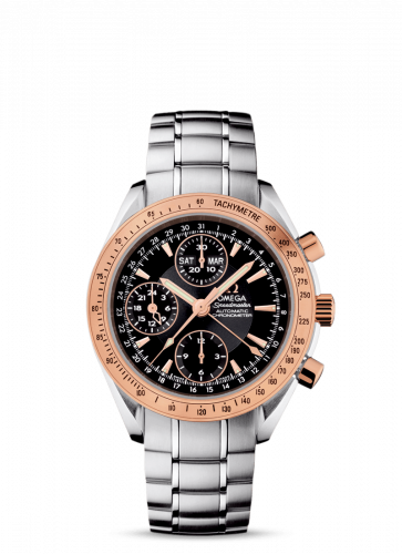 Speedmaster Day-Date 40 Stainless Steel / Red Gold / Black / Bracelet