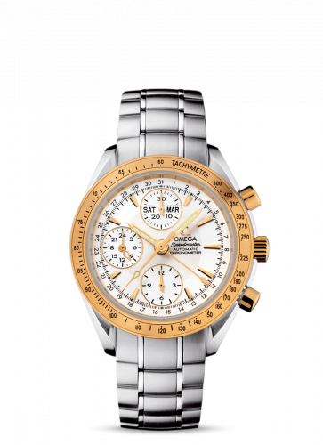 Speedmaster Day-Date 40 Stainless Steel / Yellow Gold / Silver / Bracelet