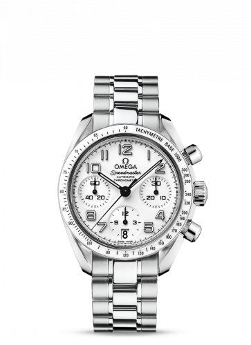 Speedmaster Date 38 Stainless Steel / White / Bracelet