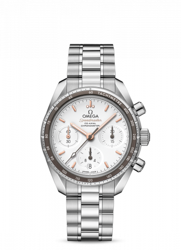 Speedmaster Co-Axial 38 Stainless Steel / Silver / Bracelet