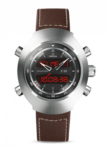 Spacemaster Z-33 Titanium / Black / Leather