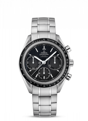 Speedmaster Racing Co-Axial Chronograph Stainless Steel / Black / Bracelet