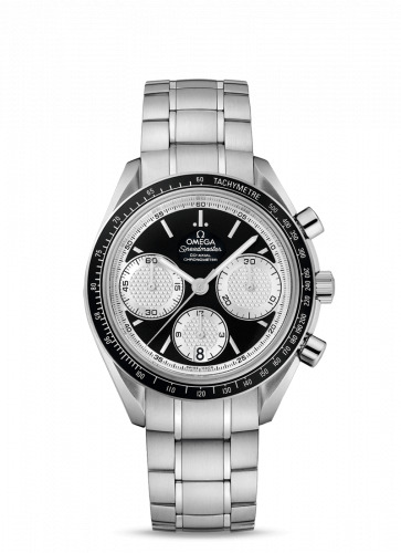 Speedmaster Racing Co-Axial Chronograph Stainless Steel / Inverted Panda / Bracelet