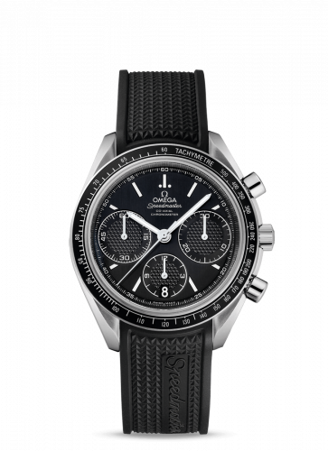 Speedmaster Racing Co-Axial Chronograph Stainless Steel / Black / Rubber
