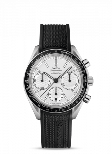 Speedmaster Racing Co-Axial Chronograph Stainless Steel / Silver / Rubber