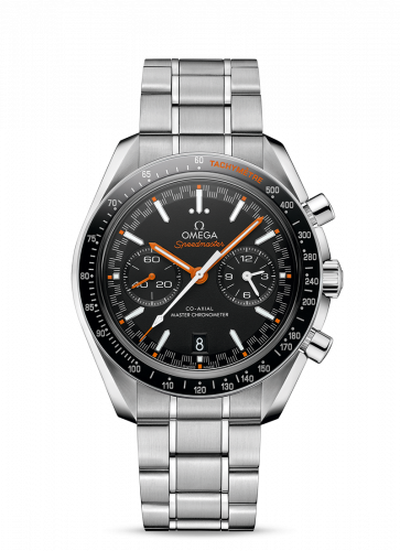 Speedmaster Racing Master Co-Axial Stainless Steel / Black / Orange / Bracelet
