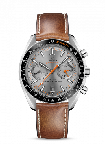 Speedmaster Racing Master Co-Axial Stainless Steel / Grey / Calf