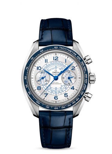 Speedmaster Chronoscope Master Chronometer Stainless Steel / Silver / Alligator