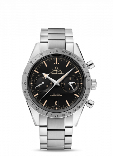 Speedmaster 57 Co-Axial Stainless Steel / Black Vintage / Bracelet