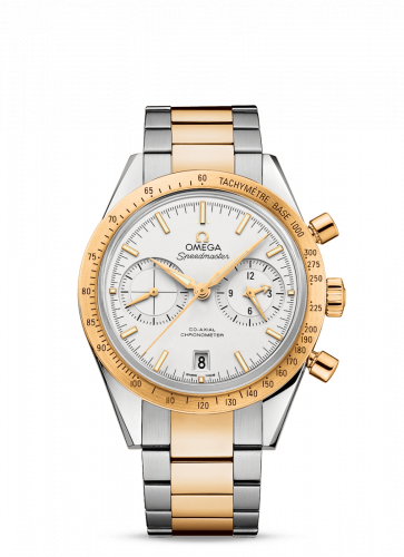Speedmaster 57 Co-Axial Stainless Steel / Yellow Gold / Silver / Bracelet