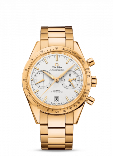 Speedmaster 57 Co-Axial Yellow Gold / Silver / Bracelet
