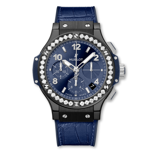 Big Bang 41 Ceramic / Diamond / Blue