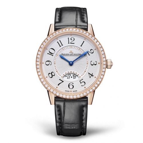 Rendez-Vous Date Medium Quartz Pink Gold / Diamond / Silver / Alligator