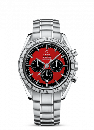 Speedmaster Michael Schumacher Stainless Steel / Red / Bracelet / The Legend Red