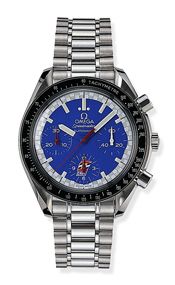 Speedmaster Reduced Stainless Steel / Blue / Bracelet / Cart