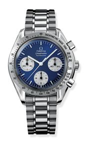 Speedmaster Reduced Stainless Steel / Blue Inverted Panda / Bracelet / Japan