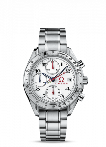 Speedmaster Date 40 Stainless Steel / White / Bracelet / Olympic Timeless