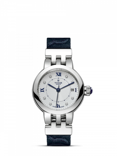 Clair de Rose 26 Stainless Steel / Silver-Diamond / Fabric