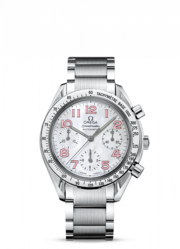 Speedmaster Reduced Ladies Stainless Steel / MOP / Pink / Bracelet