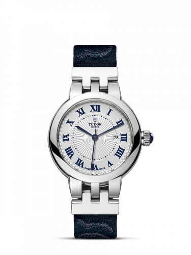Clair de Rose 30 Stainless Steel / Silver-Roman/ Fabric