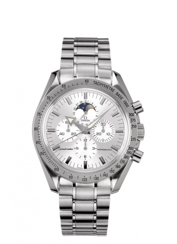 Speedmaster Professional Broad Arrow Moonphase Stainless Steel / Silver / Bracelet